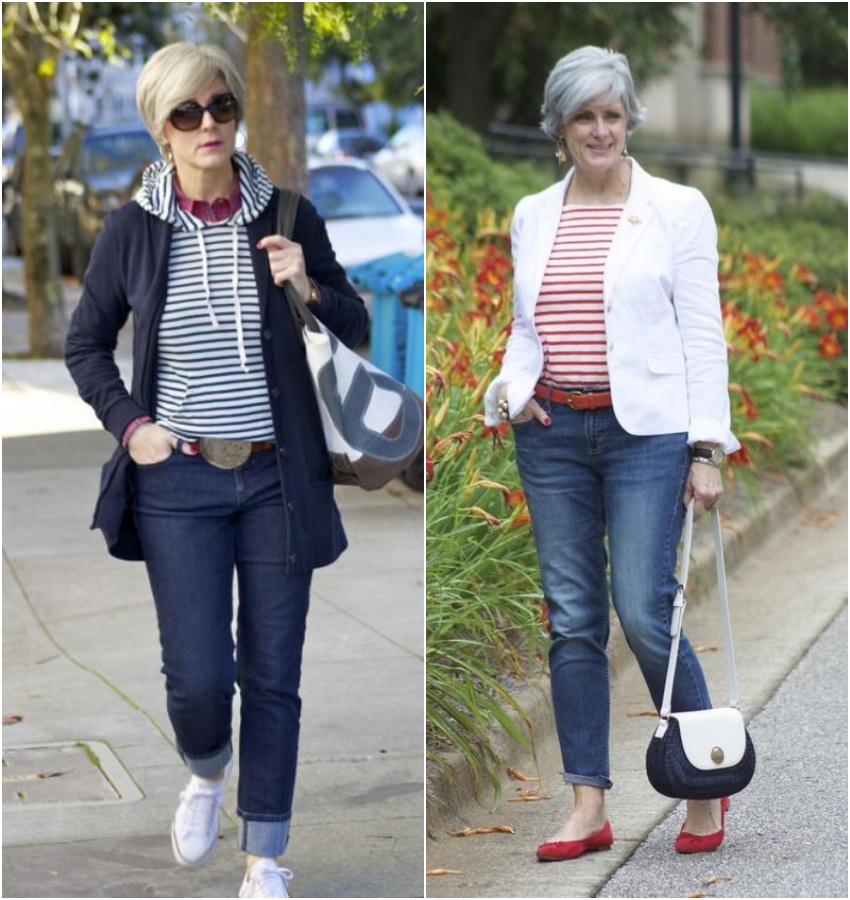 roupas modernas para senhoras de 50 anos